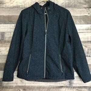 ZeroXposur WOMENS Faux Fur Lined ALL WEATHER JACKET Size Large Blue